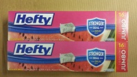Hefty One Zip 2.5 Gallon Jumbo Bags 16ct (pack of 2) Hefty One Zip 2.5 Gallon Jumbo Bags 16ct (pack of 2)