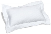 Pinzon Diamond Matelasse 12 by 18-Inch Boudoir Sham, White Pinzon Diamond Matelasse 12 by 18-Inch Boudoir Sham, White