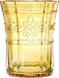 Colette Hand Pressed Glassware by Juliska- Amber Colette Hand Pressed Glassware by Juliska- Amber