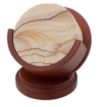 Thirstystone Cherry Pedestal Wood Coaster Holder Thirstystone Cherry Pedestal Wood Coaster Holder