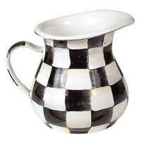 MacKenzie-Childs Enamelware Courtly Check Creamer MacKenzie-Childs Enamelware Courtly Check Creamer