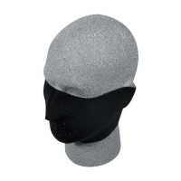 ZANheadgear Polyester Fleece Half Face Mask (Black) ZANheadgear Polyester Fleece Half Face Mask (Black)
