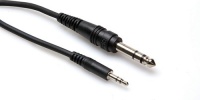 Hosa Cable CMS105 1/8 inch TRS to 1/4 Inch TRS Adapter Cable - 5 Foot Hosa Cable CMS105 1/8 inch TRS to 1/4 Inch TRS Adapter Cable - 5 Foot