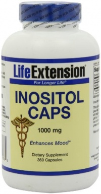 Life Extension Inositol 1000mg Capsules, 360-Count