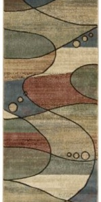 Nourison Interpretations Multicolor Contemporary Abstract 2.3-Feet by 8-Feet Polyacrylic Runner Rug Nourison Interpretations Multicolor Contemporary Abstract 2.3-Feet by 8-Feet Polyacrylic Runner Rug