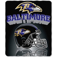 Northwest Baltimore Ravens Gridiron Fleece Throw Northwest Baltimore Ravens Gridiron Fleece Throw