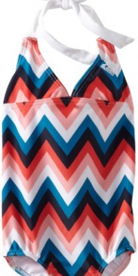 Roxy Kids Girls 2-6X Tiki Tri One Piece Swimsuit, Open Ocean, 2T Roxy Kids Girls 2-6X Tiki Tri One Piece Swimsuit, Open Ocean, 2T