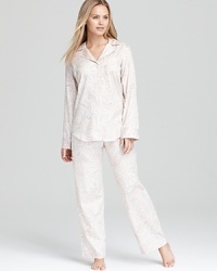 A classic pajama set from Lauren Ralph Lauren in soft paisley print. A classic pajama set from Lauren Ralph Lauren in soft paisley print.
