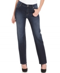 Bandolino's straight-leg jeans are figure-flattering essentials, whether you dress them up or down! Bandolino's straight-leg jeans are figure-flattering essentials, whether you dress them up or down!