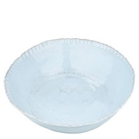Vietri Bellezza Sky Blue Medium Deep Serving Bowl Vietri Bellezza Sky Blue Medium Deep Serving Bowl