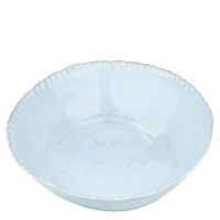 Vietri Bellezza Sky Blue Medium Deep Serving Bowl