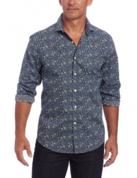 Perry Ellis Men's Long Sleeve Multi Paisley Print Perry Ellis Men's Long Sleeve Multi Paisley Print