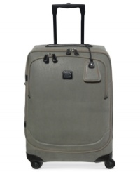 In the world of travel, you deserve to land on luxury. Striking craftsmanship and stunning attention to detail stand out in this first-class flier. Enjoy the peace of mind that comes with traveling in ultimate style that spares no detail with an ergonomically maximized packing space, Japanese wheel design and stunning suede-like exterior. 2-year limited warranty. In the world of travel, you deserve to land on luxury. Striking craftsmanship and stunning attention to detail stand out in this first-class flier. Enjoy the peace of mind that comes with traveling in ultimate style that spares no detail with an ergonomically maximized packing space, Japanese wheel design and stunning suede-like exterior. 2-year limited warranty.