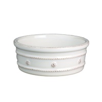 Juliska Berry and Thread Small Pet Bowl Whitewash