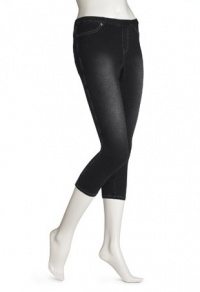 HUE Skinny Jeanz Capri - 12945 (Small, Black) HUE Skinny Jeanz Capri - 12945 (Small, Black)
