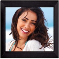 Lawrence Frames Estero Collection, Black Wood 5 by 5 Picture Frame Lawrence Frames Estero Collection, Black Wood 5 by 5 Picture Frame