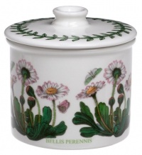 Portmeirion Botanic Garden Drum-Shaped Covered Sugar Bowl Portmeirion Botanic Garden Drum-Shaped Covered Sugar Bowl