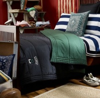 Ralph Lauren Home Tate Black & Green Sleeping Bag Comforter TWIN Ralph Lauren Home Tate Black & Green Sleeping Bag Comforter TWIN