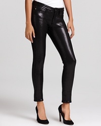Glamour (with an edge) is epitomized in these bold sequin-encrusted AG Adriano Goldschmied ankle-grazing pants. Glamour (with an edge) is epitomized in these bold sequin-encrusted AG Adriano Goldschmied ankle-grazing pants.