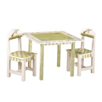 Teamson Kids Wooden Table - Alphabet Room Collection