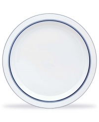 White porcelain dinner plates designed by Dansk master-craftsman Niels Refsgaard, with a style based on the relaxed atmosphere of a welcoming country inn. White porcelain dinner plates designed by Dansk master-craftsman Niels Refsgaard, with a style based on the relaxed atmosphere of a welcoming country inn.