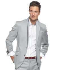 Polish it off. Keep your look clean and confident with this slim-fit blazer from INC International Concepts. Polish it off. Keep your look clean and confident with this slim-fit blazer from INC International Concepts.