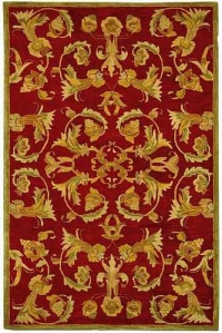 Safavieh Anatolia Collection An527a Handmade Burgundy and Sage Hand-Spun Wool Area Rug, 8-Feet by 10-Feet Safavieh Anatolia Collection An527a Handmade Burgundy and Sage Hand-Spun Wool Area Rug, 8-Feet by 10-Feet
