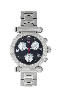 Aqua Master Ladies' Round Diamond Watch, 0.85 ctw Aqua Master Ladies' Round Diamond Watch, 0.85 ctw
