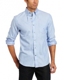 Nautica Men's Long-Sleeve Herringbone Woven Shirt Nautica Men's Long-Sleeve Herringbone Woven Shirt