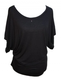 YogaColors Crystal Boatneck Dolman Sleeve Blouse Jersey Tee Up to Plus Size YogaColors Crystal Boatneck Dolman Sleeve Blouse Jersey Tee Up to Plus Size