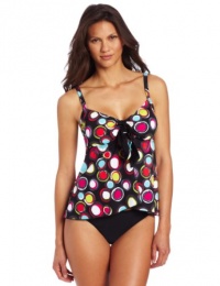 Ocean Avenue Women's Circle Line Full Tankini Top