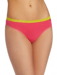 Josie by Natori Women's Cotton Cheeky Panty Thong Josie by Natori Women's Cotton Cheeky Panty Thong