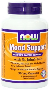 Now Foods Mood Support With St Johns Wort Veg-capsules, 90-Count Now Foods Mood Support With St Johns Wort Veg-capsules, 90-Count
