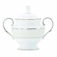 Lenox Opal Innocence Stripe 5-1/4-Inch Sugar Bowl Lenox Opal Innocence Stripe 5-1/4-Inch Sugar Bowl
