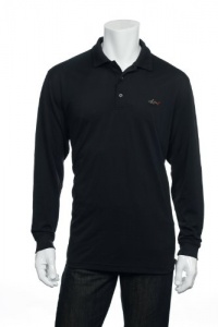 Greg Norman for Tasso Elba Men's Black Polo Shirt Greg Norman for Tasso Elba Men's Black Polo Shirt