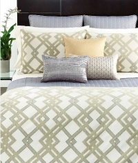 Hotel Collection Eifel King Duvet Cover Gold/Gray Hotel Collection Eifel King Duvet Cover Gold/Gray