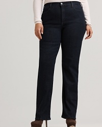 Tonal stitching lends a sleek finish to these flattering, body-shaping Not Your Daughter's Jeans. Tonal stitching lends a sleek finish to these flattering, body-shaping Not Your Daughter's Jeans.