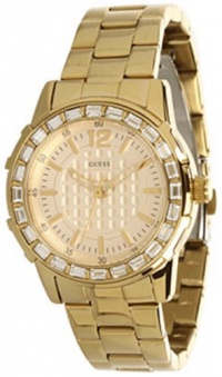 Guess Women's U0018L2 Dazzling Sport Petite Gold-Tone Stainless Steel Watch Guess Women's U0018L2 Dazzling Sport Petite Gold-Tone Stainless Steel Watch