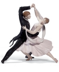 A step above. Lladro captures the distinct and graceful lines of the foxtrot in this meticulously handcrafted porcelain figurine. A step above. Lladro captures the distinct and graceful lines of the foxtrot in this meticulously handcrafted porcelain figurine.