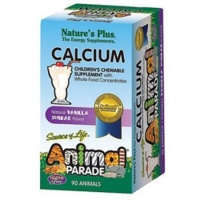 Nature's Plus - Animal Parade Calcium, 250 mg, 90 chewable tablets Nature's Plus - Animal Parade Calcium, 250 mg, 90 chewable tablets