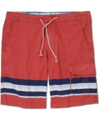 Sporty and stylish will take your summer to new heights. Striped shorts from Lucky Brand Jeans. Sporty and stylish will take your summer to new heights. Striped shorts from Lucky Brand Jeans.