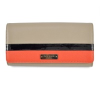 Kate Spade Bedford Road Shannon Wallet, Cruiser/Coral/Black Size One Size