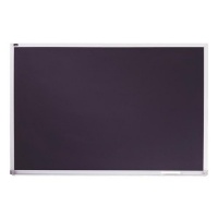 Quartet Porcelain Chalkboard, 2 x 3 Feet, Black with Aluminum Frame (PCA203B)