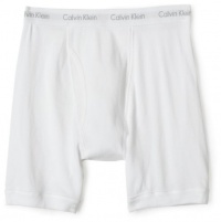 Calvin Klein Big and Tall Men's Tall Boxer Brief, White, 2XT Calvin Klein Big and Tall Men's Tall Boxer Brief, White, 2XT