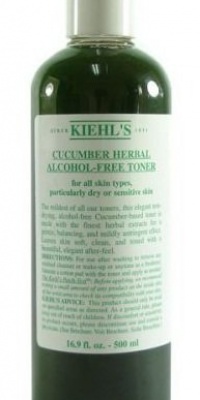 Kiehl's Cucumber Herbal Alcohol Free Toner All Skin Types - Full Size 16.9oz (500ml)