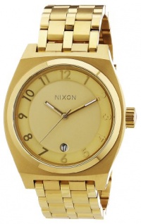 Nixon Men's A325-502 Stainless Steel with Gold Dial Watch Nixon Men's A325-502 Stainless Steel with Gold Dial Watch