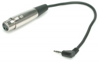 HOSA XLR (F) - 3.5mm Tip/Ring/Sleeve, (wired for dual mono), 1 ft. HOSA XLR (F) - 3.5mm Tip/Ring/Sleeve, (wired for dual mono), 1 ft.