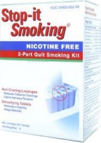 Natrabio Stop-it Smoking 2 Part Quit Smoking Kit, 108-Count Natrabio Stop-it Smoking 2 Part Quit Smoking Kit, 108-Count