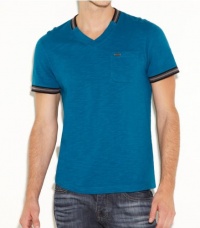 G by GUESS Men's Colbert V-Neck Top, NEW LAGOON (LARGE) G by GUESS Men's Colbert V-Neck Top, NEW LAGOON (LARGE)