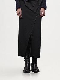 An edgy asymmetrical zipper wraps around the body of this jersey design.High waistAsymmetrical seamsAsymmetrical zip65% wool/30% polyamide/5% elastaneDry cleanImportedModel shown is 5'10½ (179cm) wearing US size 4. An edgy asymmetrical zipper wraps around the body of this jersey design.High waistAsymmetrical seamsAsymmetrical zip65% wool/30% polyamide/5% elastaneDry cleanImportedModel shown is 5'10½ (179cm) wearing US size 4.